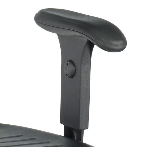 Task Master® Adjustable T-Pad Armrest (Set) - Black