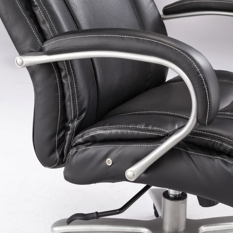 Lineage™ Big & Tall Mid Back Task Chair, 350 lb. Weight Capacity - Black - 3504BL