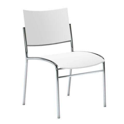 Escalate Stacking Chair - White - ESC2W