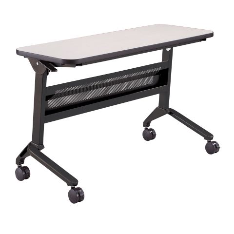 Flip-N-Go® 18 x 48" Rectangular Training Table, LPL - Folkstone - LF1848TSFLK4