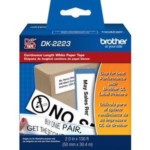 Brother BK on WE Continuous Length Paper Labels