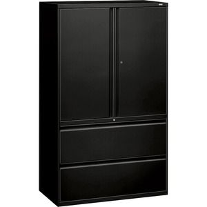 800 Series Wide Lateral File with Storage Cabinet - 2-Drawer