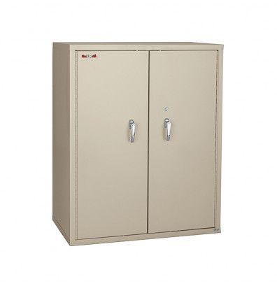 FireKing Fireproof Storage Cabinet, CF4436-D, 1-Hour Fire Rating, Fire Resistant - Double door storage cabinet - 44" Pewter