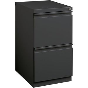 20" File/File Mobile File Cabinet with Full-Width Pull