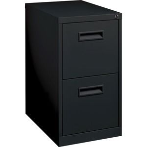 19" File/File Mobile File Cabinet with Recessed Pull
