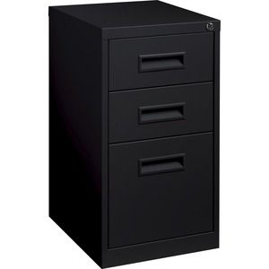 19" Box/Box/File Mobile File Cabinet with Recessed Pull