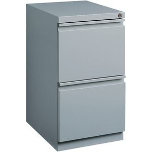 20" File/File Mobile File Cabinet with Full-Width Pull
