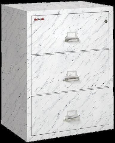 FireKing Designer Series Lateral File Cabinet - 1-Hour Fire-Rated & High Security - 3 Drawers - 3-3122-CMA 4 Colors