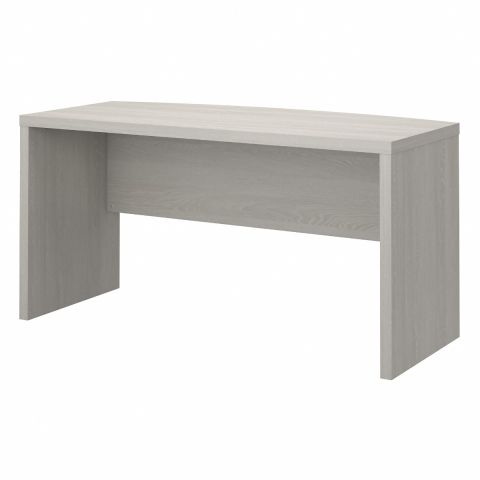 Office by kathy ireland® Echo 60W Bow Front Desk in Gray Sand-KI60205-03